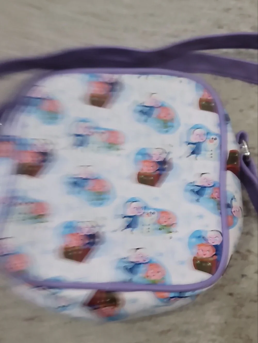 Loungefly Kids Lavender Frozen Character Crossbody Bag